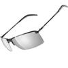Kindpack Polarized Sports Photochromic Polarized Glasses for Day and Night Metal Frame with UV400 Protection for Men and Perfect for Night and Golf