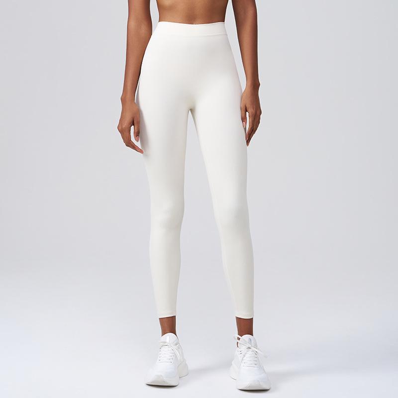 Huaton Butt-Lifting Yoga Pants - No Lines, No Roll, V-Waist Slimming Design for Running & Fitness