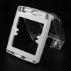 Bathroom Outlet Receptacle Protectors Clear Switches Outlet Protective Box Waterproof Dust Cover Electrical Outlet Cover