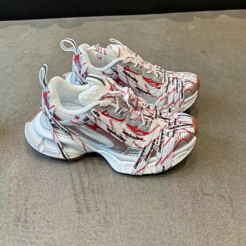 Summer New 3XL Spider Woven Strap Dad Shoes Old Platform Couple Sports Shoes Women