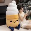 Ice Cream Plush Pillow 30/60/100cm Cute Stuffed Doll for Girls Lumbar Nap Support Soft Hugging Body Pillow for Bed Dorm