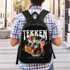 T-Tekkenes Travel Backpack Women Men School Laptop Bookbag Fighting Game College Student Daypack Bags