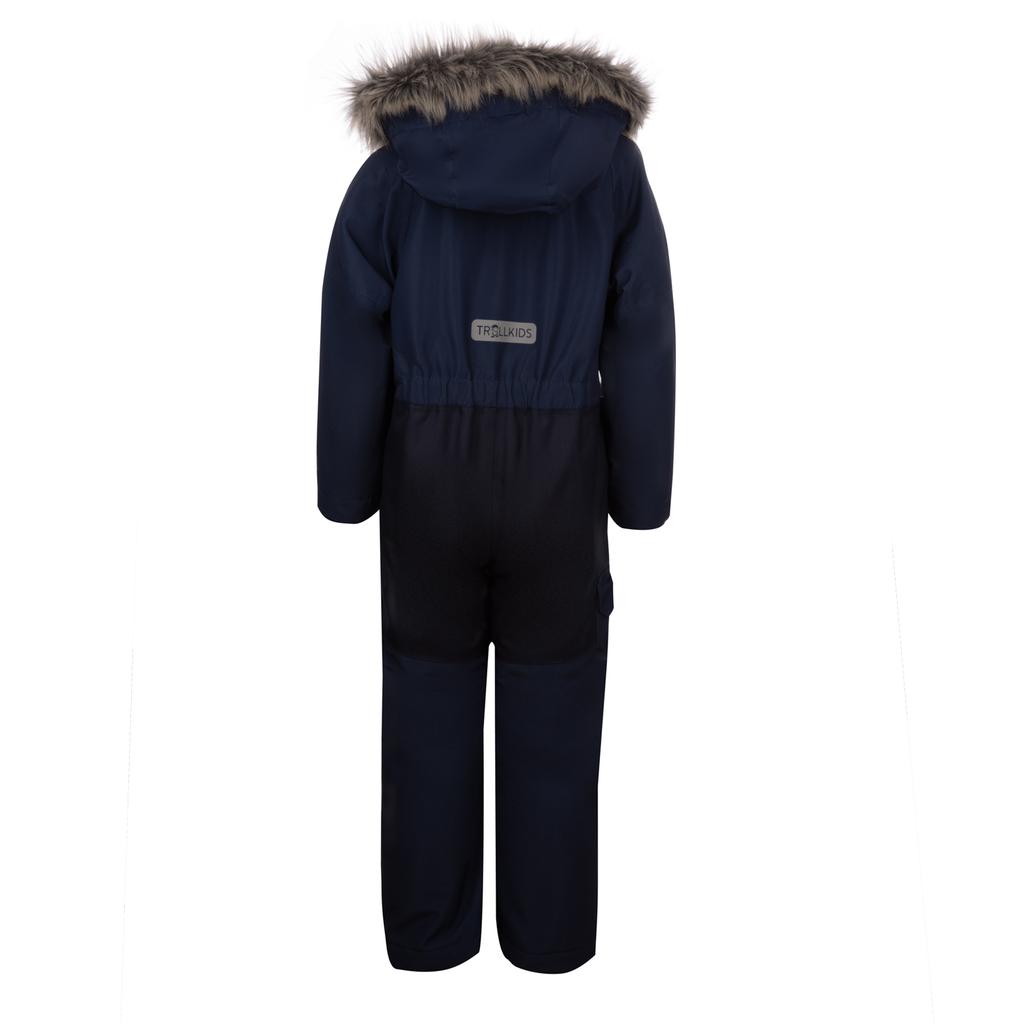 Kinder Winter Schneeanzug Trollkids Kids Kirkenes Snowsuit sportlich schwarz (387-100)