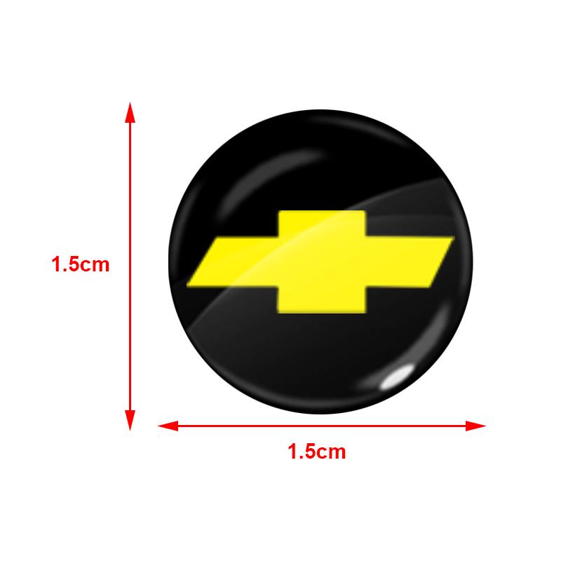 2/4/6 szt. Naklejka na zamek drzwi samochodu Naklejka na kluczyk samochodowy Emblemat do Chevrolet Cruze Captiva Lacetti Aveo Malibu Camaro Colorado