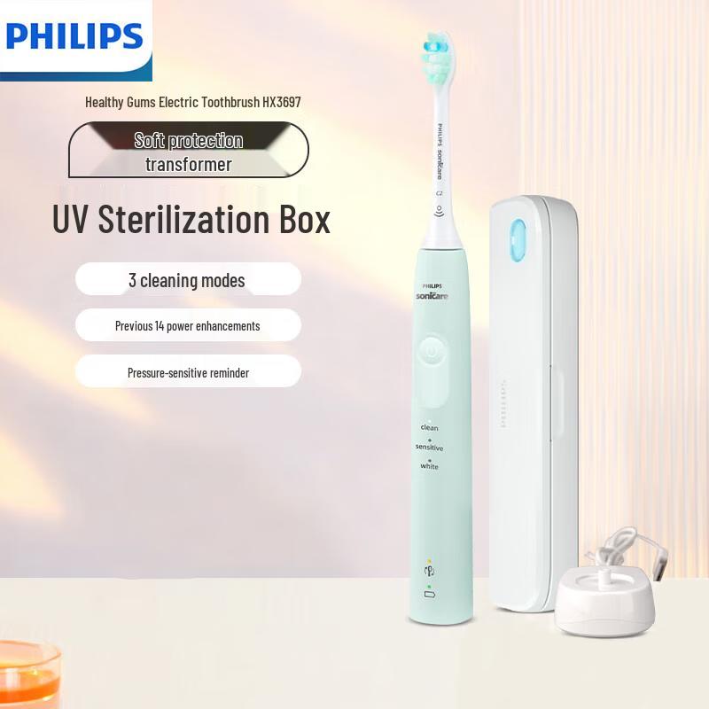 

Philips HX3697 Sonic Electric Toothbrush
