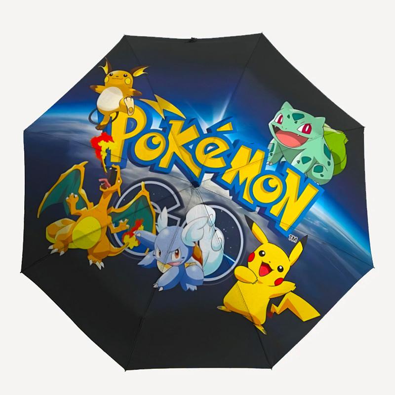 

1pc Pokemon, Pikachu Automatic Umbrella 8-Bone Design Compact Gear for Outdoor Travel, Perfect Gift for Friends or Family yy280828178
