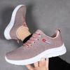 Plus Size Shoes for Women 36-41 Spring Summer Women Lace Up Platform Mesh Breathable Non-slip Flats Sneakers Women 2026