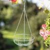 Iron Hanging Basket European with Chain Novelty Home Decor Decorative Flower Holder Planter