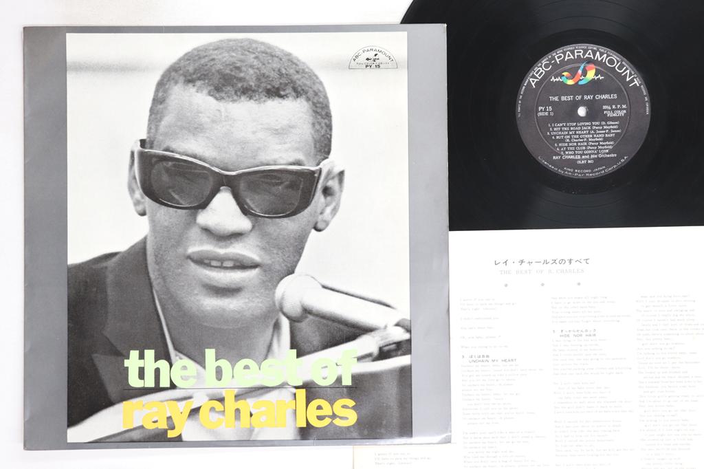 LP Record RAY CHARLES - Best Of Ray Charles PY15 ABC PARAMOUNT 1962 Japan Soul/Funk Used