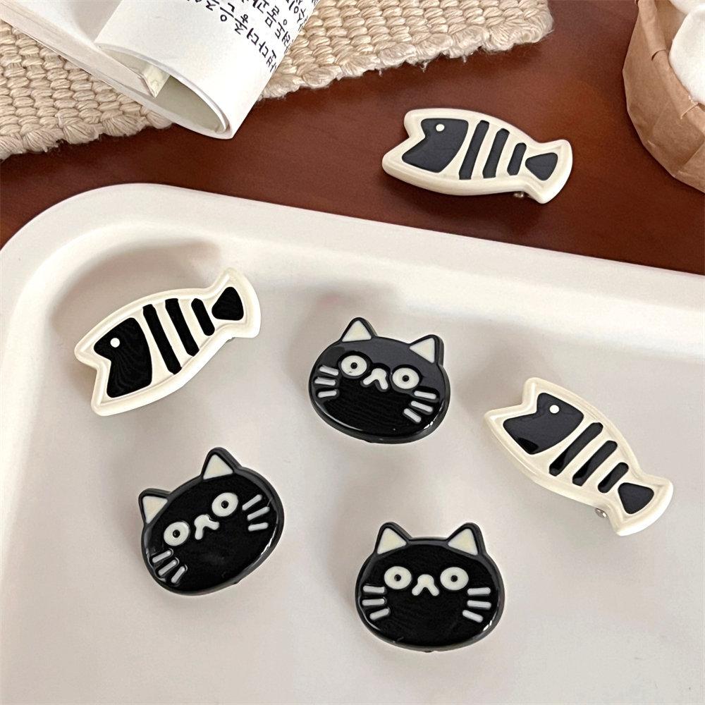 Cartoon Cat Hair Clip Korean Style Cat Duckbill Clip Cute Fish Hairpin Girls