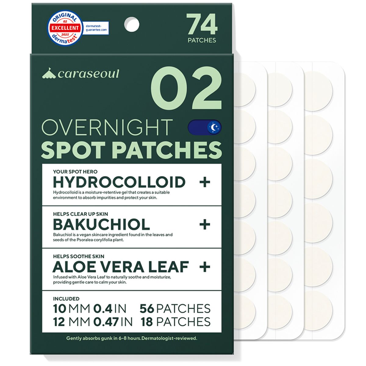 Acne Overnight Care Spot Patches 74 Sheets