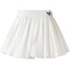 Originals SS24 Bubble Skirt Series Comfortable Elastic Solid Color Casual Short Skirt Women Skirts White KA3927