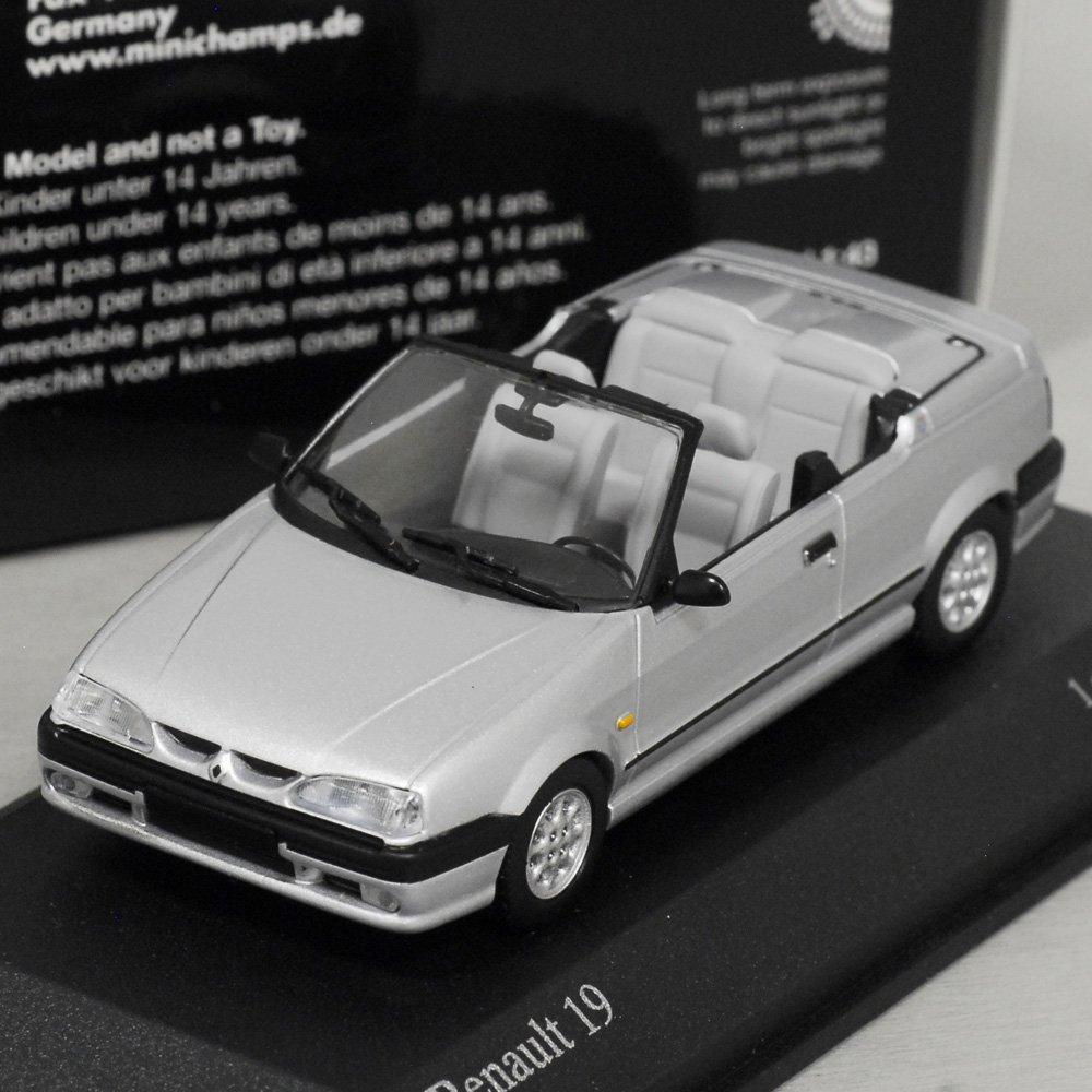 

Minichamps масштаб Renault 19 Кабриолет 1992 1/43 (Серебряный)