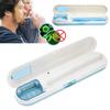 UV Toothbrush Sterilizer Box Portable Toothbrush Head Clean Disinfection Sanitizer Blue