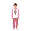 Family Matching Christmas Print Long Sleeve Loungewear Set for Parents and Kids