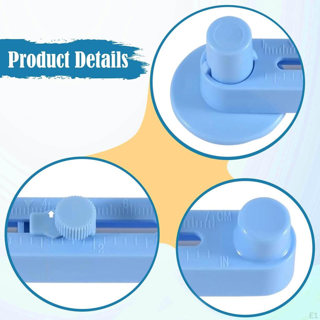 Circle Cutter Circular Paper Multipurpose Compact Compass Cutting Tool Cut Trimmer for