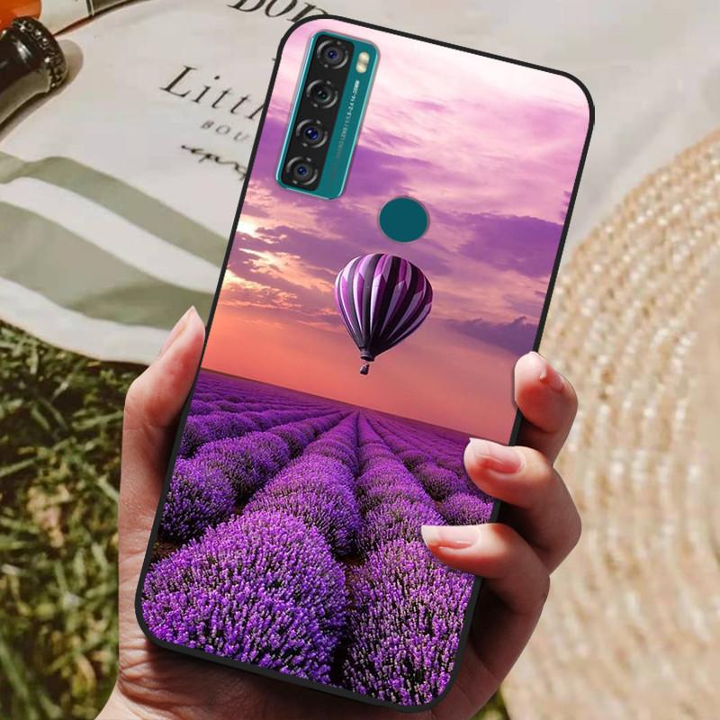 Para TCL 20 SE Funda Silicona Lobo León Genial Suave Cubierta de Teléfono para TCL 20 SE Funda 20SE 6.82'' Funda Linda TPU Coque Protectora 2021