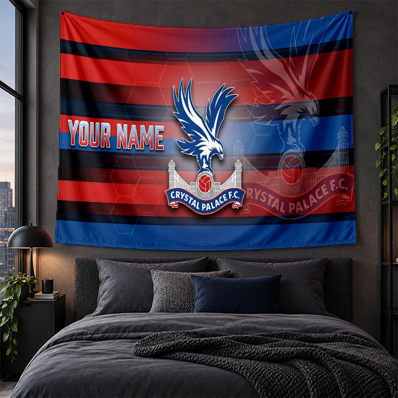 Personalized Tapestry Wall Hanging Crystal Palace Pattern Art Background Cloth