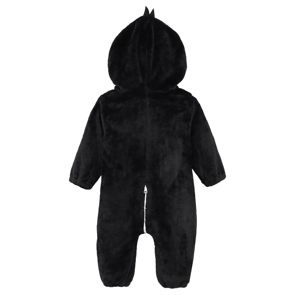 Unisex Toddler Baby Animal Jumpsuit Long Sleeve Zip Up Cute Cartoon Hooded 3D Tail Cosplay Costume