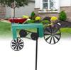 Traktor-Windmühle, Vintage-Drehräder, Metall-Windmühle für den Außenbereich, Dekoration für Blumenbeet, Garten, Energie, rustikaler Look