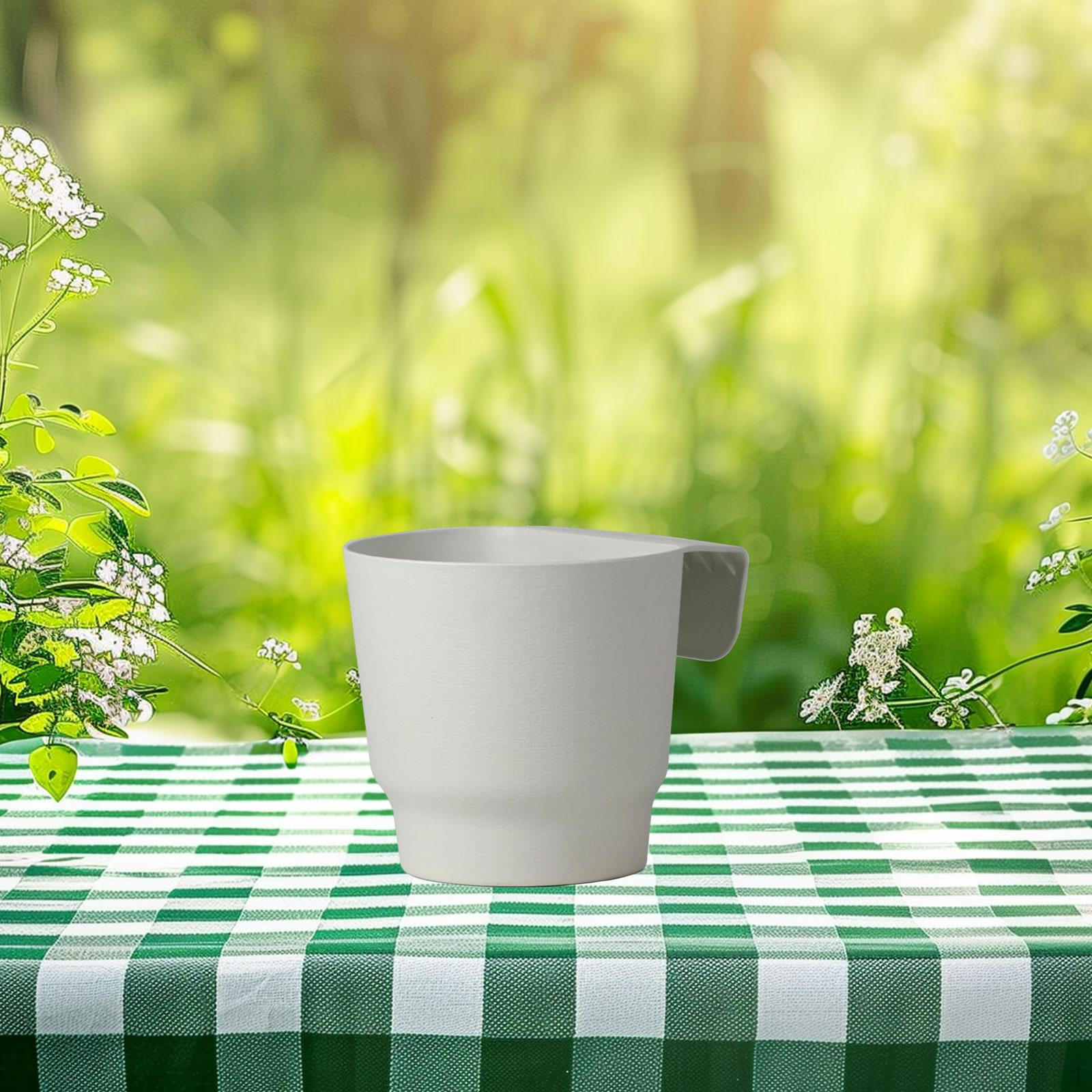 

Перила, кашпо, забор, креативный цветочный горшок, дышащий, подвесной цветочный горшок с 18cmx13.5cm белый