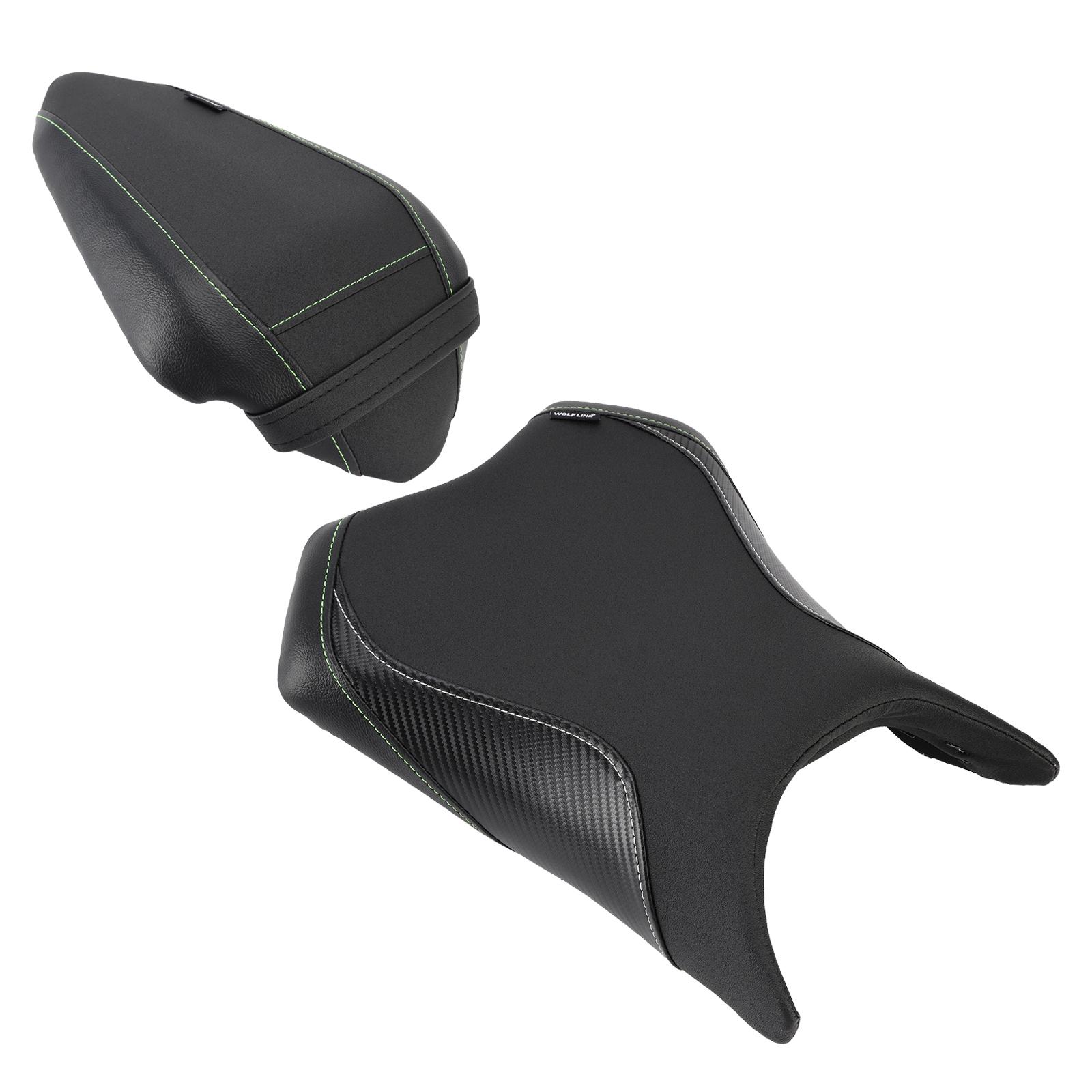 

Front&Rear Raider Passenger Cushion Kit Black1 For Kawasaki Ninja 500 Z500 24-25