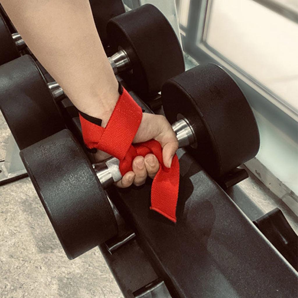 Weight Lifting Straps Deadlifting Powerlifting Wrist Support Hand Bar Grip Bodybuilding Weightlifting Wrist Straps