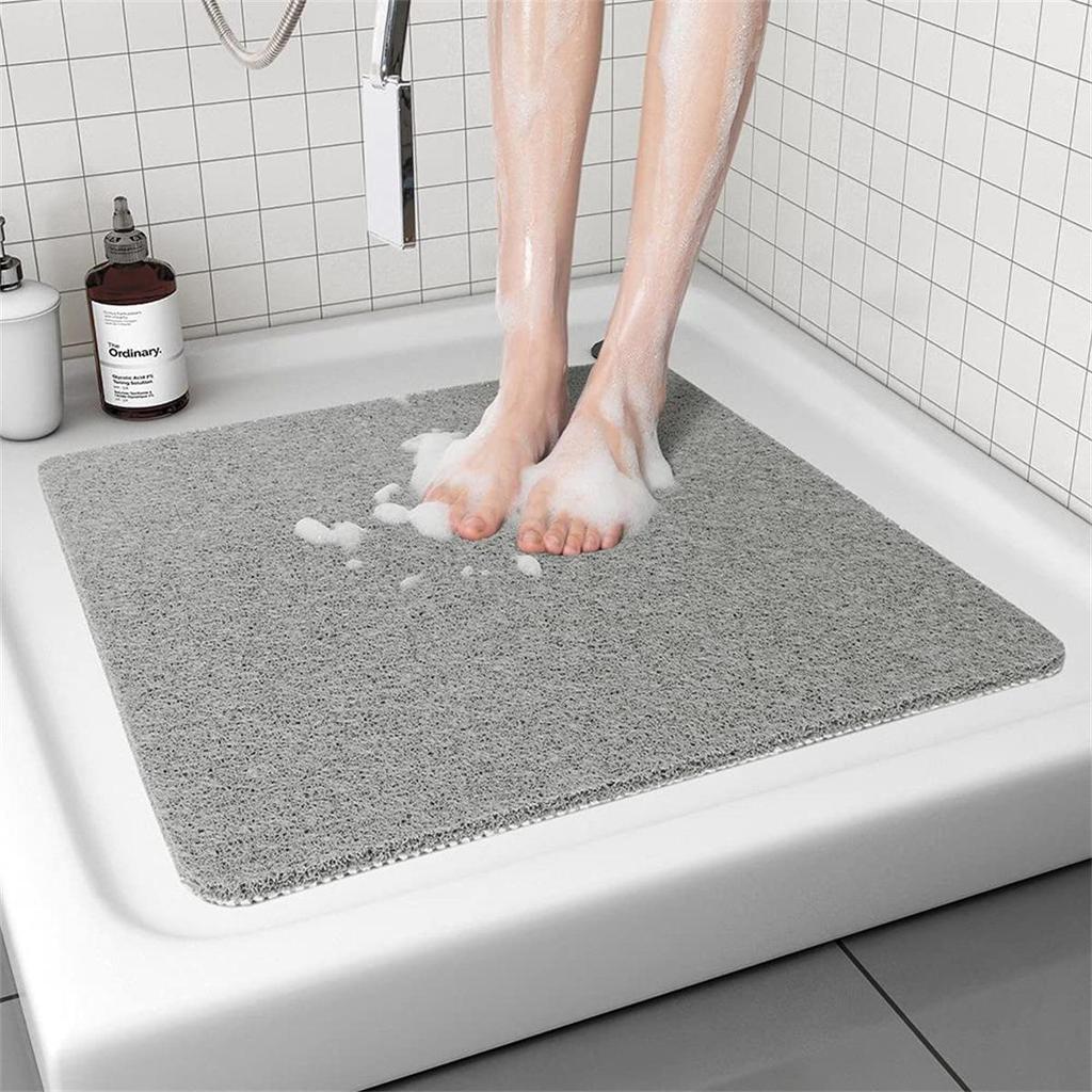 Hohle Seide Anti-Rutsch Badezimmer Matte - Volle Abdeckung Drainage für Dusche, Toilette und Haushalt
