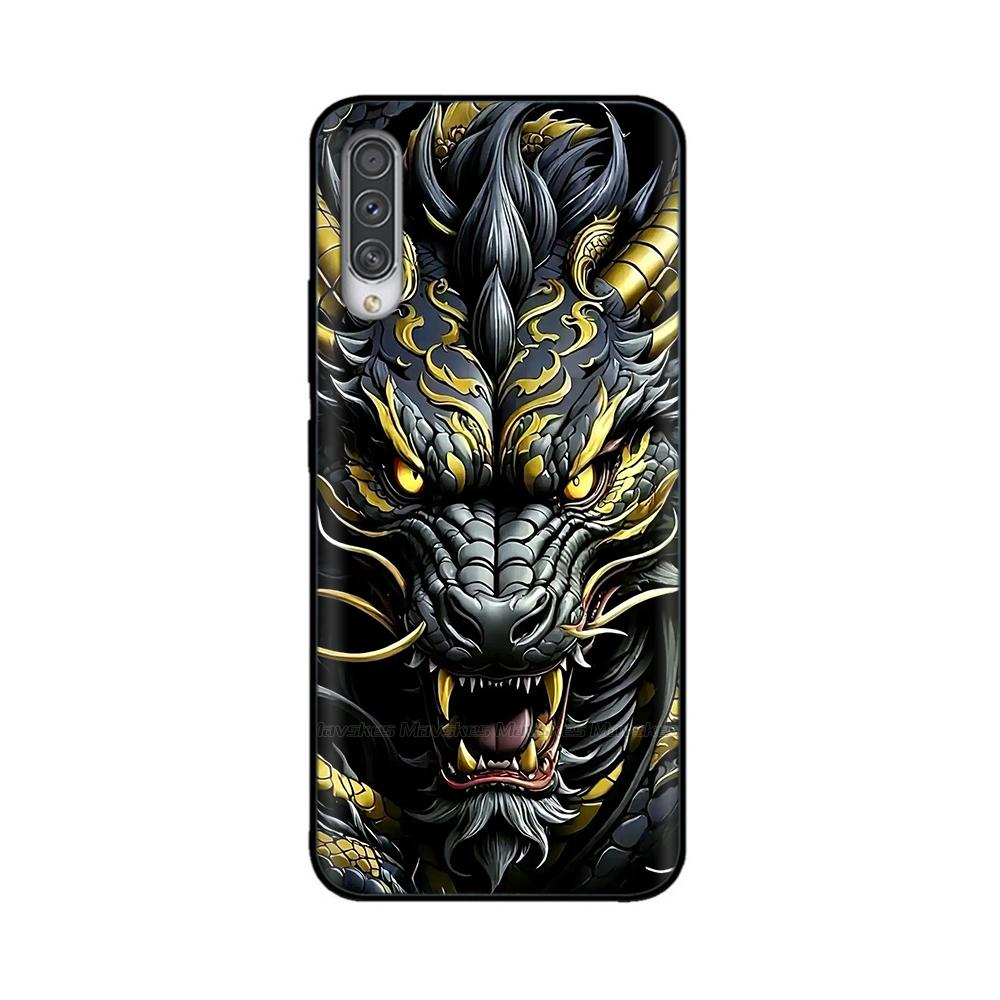 For Samsung Galaxy A50 Case Printed Cartoon Soft TPU Case Silicone Shockproof Back Cover For Samsung A50 A 50 Funny Phone Cases