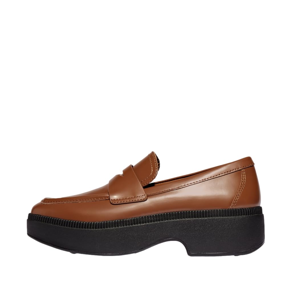 

Лоферы PENNY LOAFERS Rich Brown cm [Fit Flop] F-LUMA BOX-LEATHER DEMI-WEDGE женские 24.0