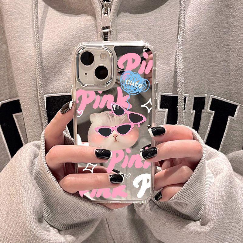 Internet Celebrity Cartoon Cat for iPhone17promax Mobile Phone Case 16Pro Apple 13/14 New 15 Girls