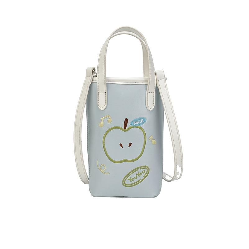 Versatile cartoon fashion shoulder mobile phone bag women's summer new casual messenger bucket bag