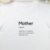 Mother Dictionary Definition , Gift for Mum, Mum Tshirt, Mother-in-law# 31 Unisex T-Shirt