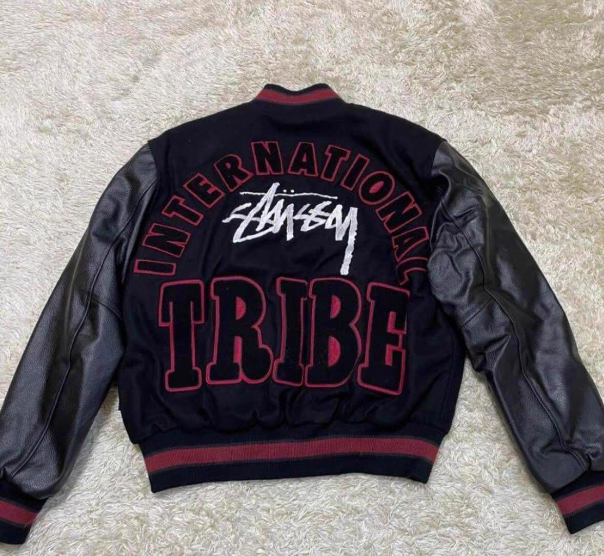 2026 American Retro High Street Embroidered Unisex Baseball Jacket L чёрный