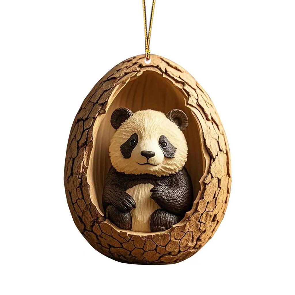 New Acrylic Flat Animal Christmas Ornaments - Perfect Tree and Festival Decorations Gift