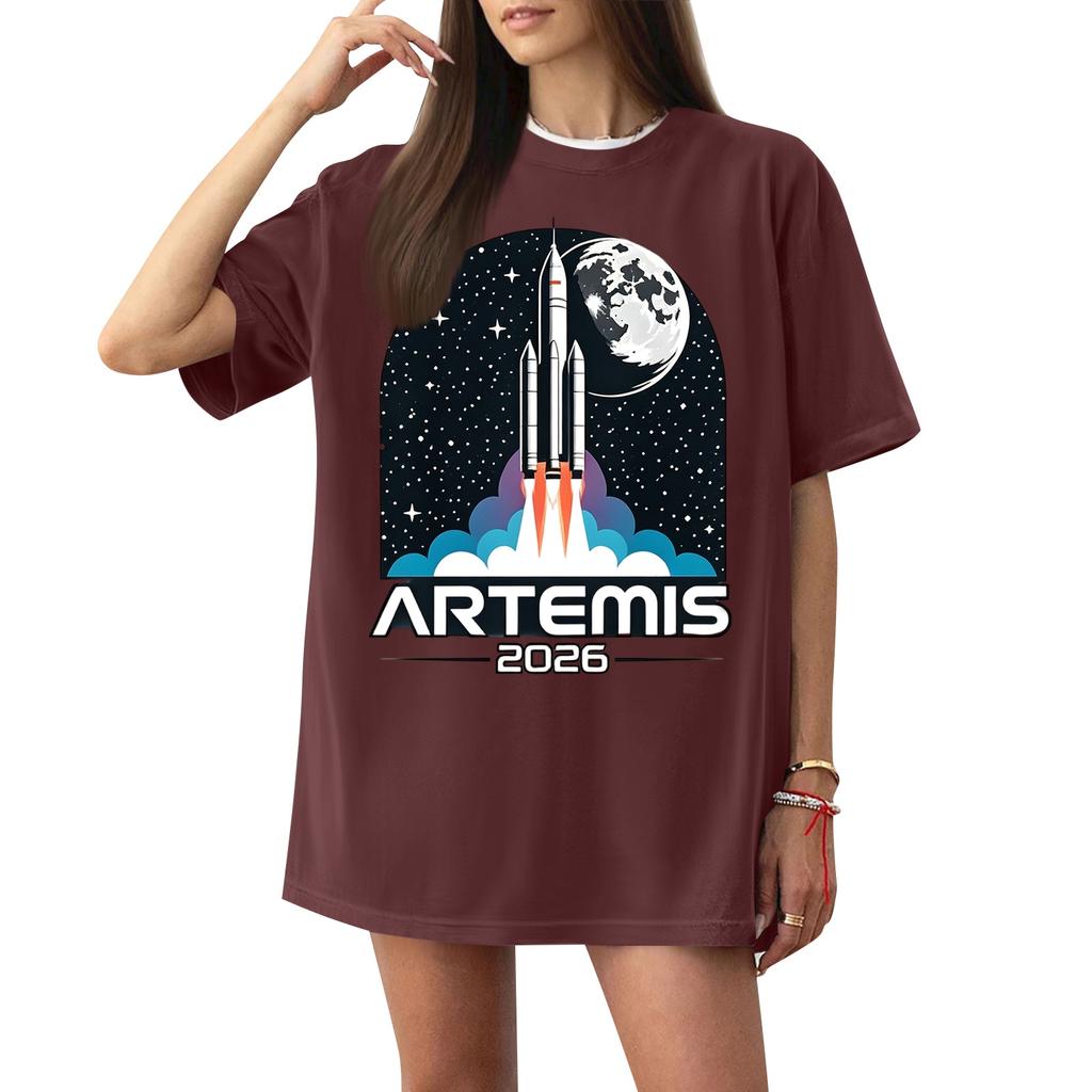 Women's Casual Letter Print Short-sleeved Top T-shirt