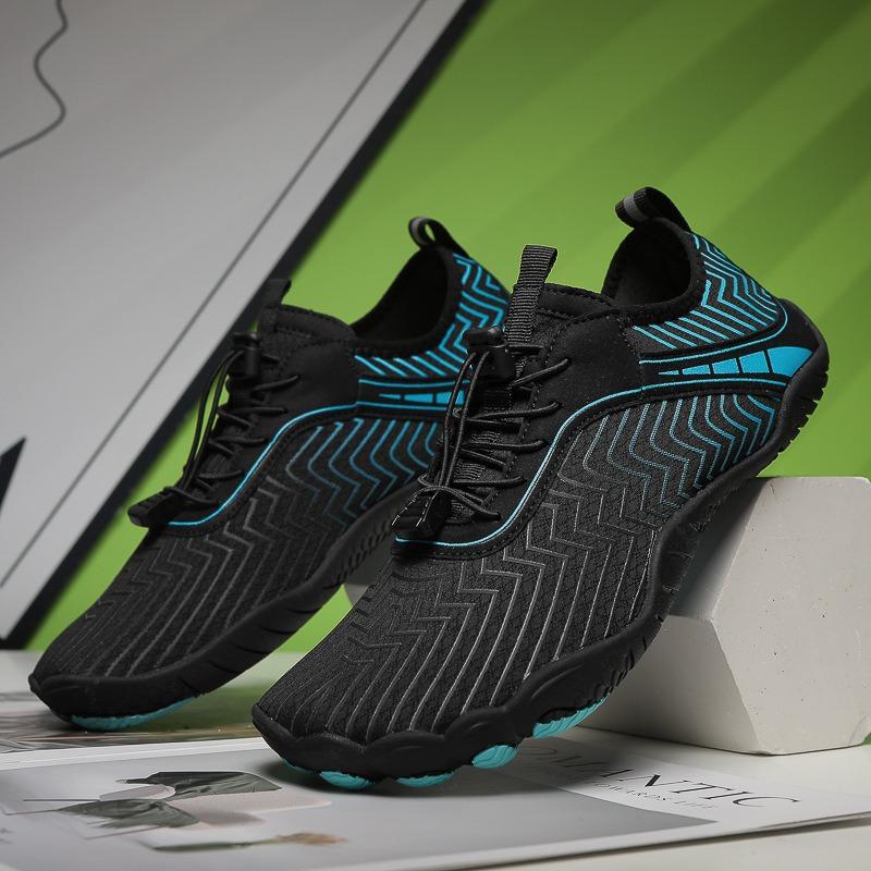 Outdoor New Five-finger Large-size Creek Shoes Wading Beach Shoes Diving Shoes Couple Swimming Fitness Cycling Hiking Shoes