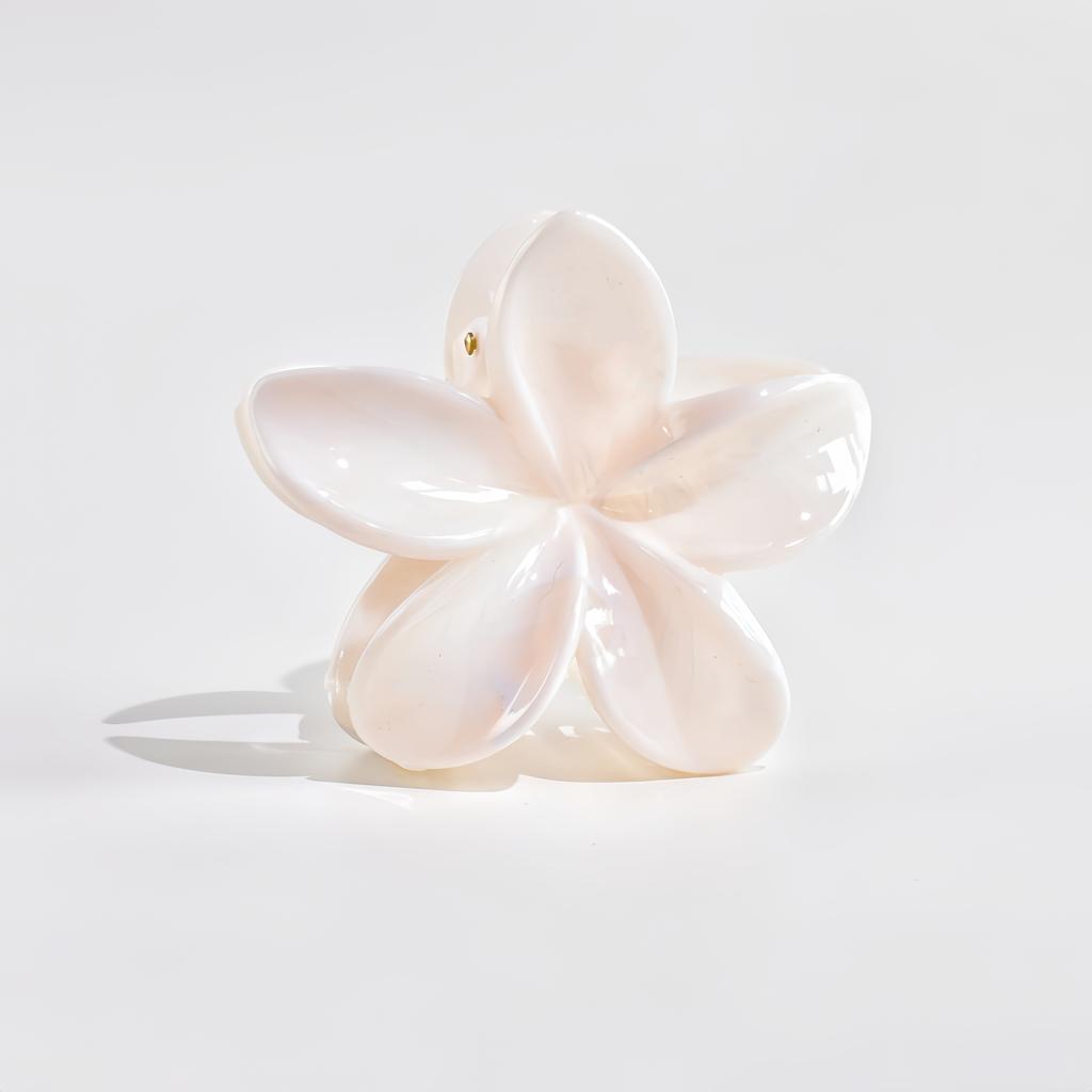 1 Stück farbige, verschmierte Blumenhaarspange im Urlaubsstil, Haaraccessoire für halbes oder ganzes Haar, geeignet als Geschenk und für den Alltag.