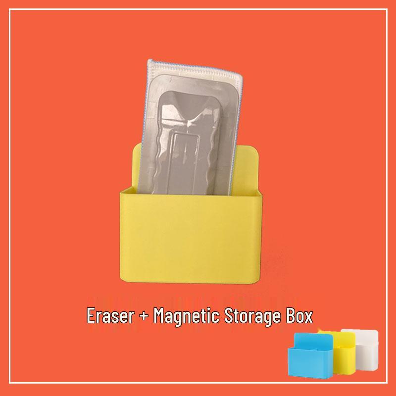 Dual-Use Dust-Free Chalk & Whiteboard Eraser with Washable Cloth