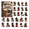 Acrylic Hanging Ornaments for Tree 2026 Dachshund Advent Calendar, 24 Days Baseball Dog Figures Lover Holiday Gifts Christmas Countdown Collectible