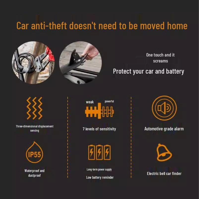 Wireless Bicycle Anti-Theft Alarm with Extra Loud Volume