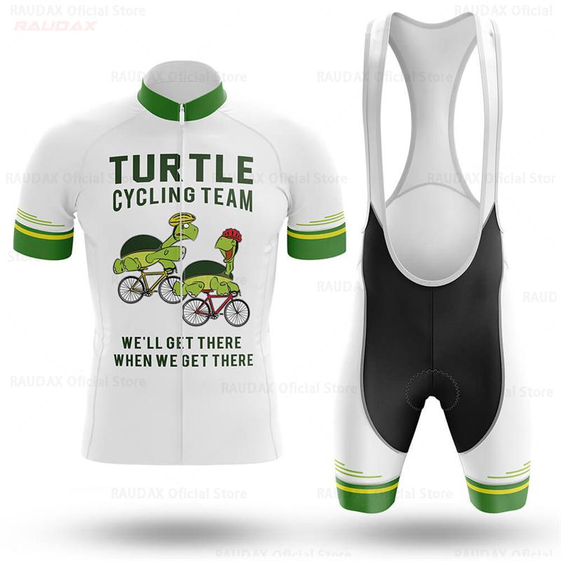 Man's Cycling Jersey Set 2026 Turtle Cycling Team Summer Short Sleeve Mountain Bike Bicycle Sportswear MTB Maillot Ropa Ciclismo