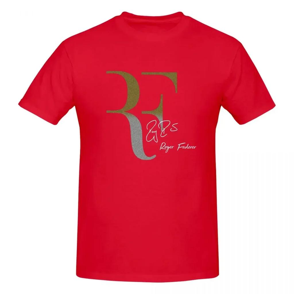 Roger Federer 100 Βαμβακερό T-shirt Ανδρική Μόδα T-shirts Unisex Στρογγυλή Λαιμόκοψη Κοντομάνικο S6xl