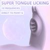 Nový bezdrátový dálkový ovladač Wearable Tongue Vibrator Dámské erotické sexuální hračky Masturbátor Invisible 4 v 1 G-bod Glitoral Vibrator