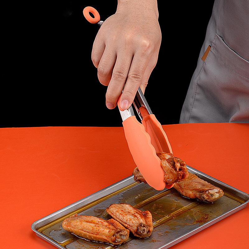 12Pcs/Set Silicone Kitchen Utensils With Storage Bucket High Temperature Resistant And Non Stick Pot Spatula Spoon