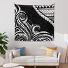 Polynesian Turtles Tapestry, Hawaiian Tribal Tattoo Hibiscus Print Wall Tapestry Tapestry Wall Hanging, Tapestry Aesthetics For