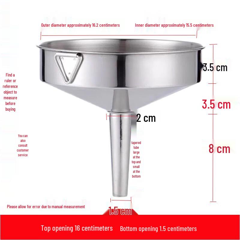 Jingyuheng Stainless Steel Funnel