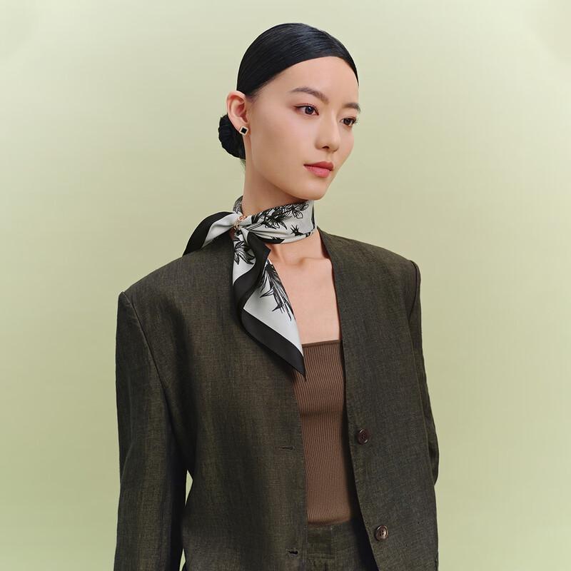 Wanshili 2025 Qilixiang Print Silk Scarf