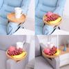 Sofa Tray Table Portable Folding Sofa Arm Clip Bed Sofa Snacks Drinks Breakfast Tray