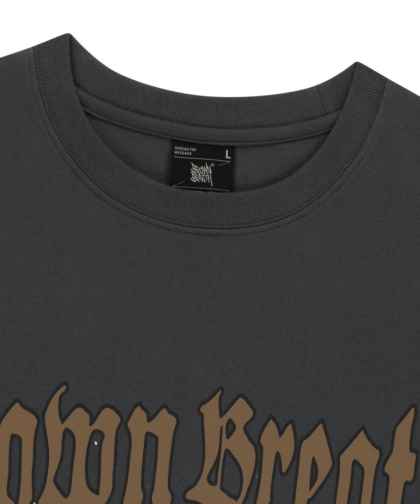BROWNBREATH Motor Graphic Tee - Charcoal